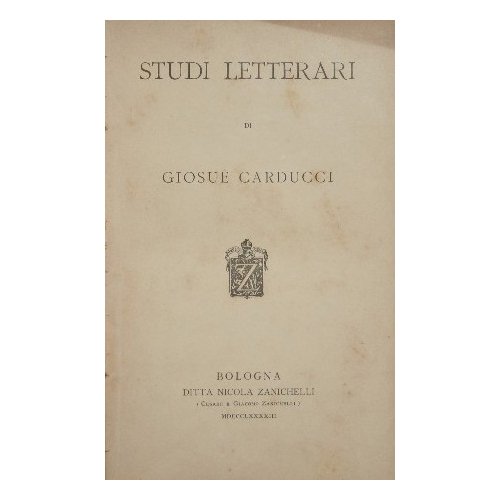 Studi letterari