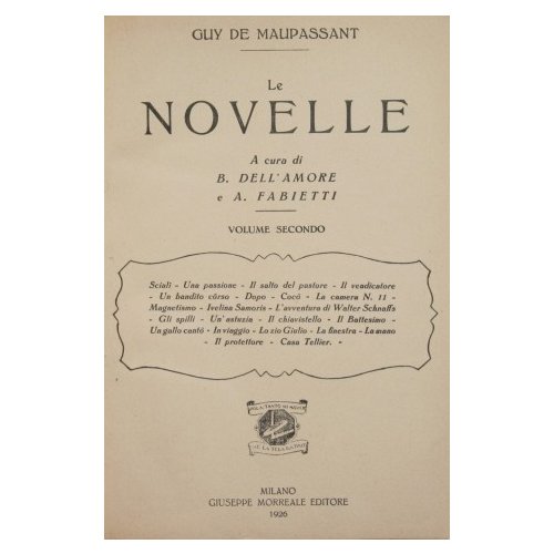 Le novelle. Vol. II