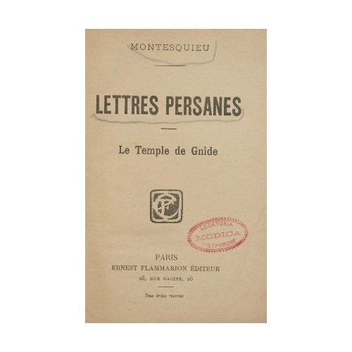 Lettres persanes