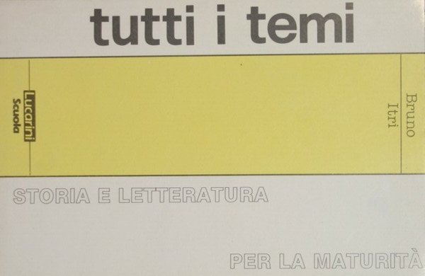 Storia e letteratura