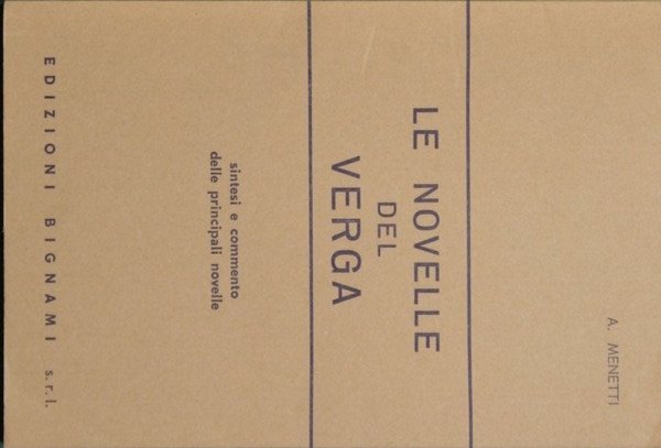 Le novelle del Verga