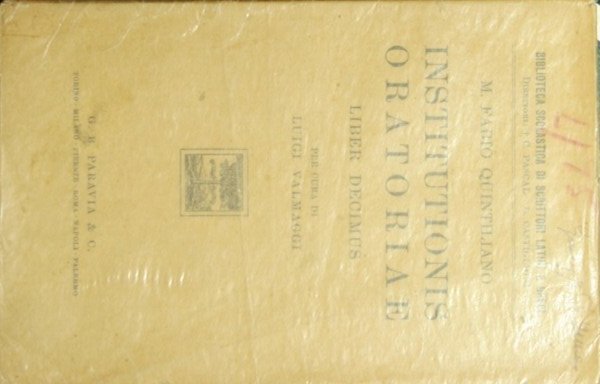 Institutionis oratoriae