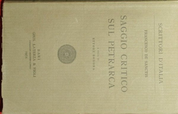 Saggio critico sul Petrarca