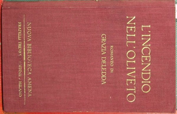 L'incendio nell'oliveto