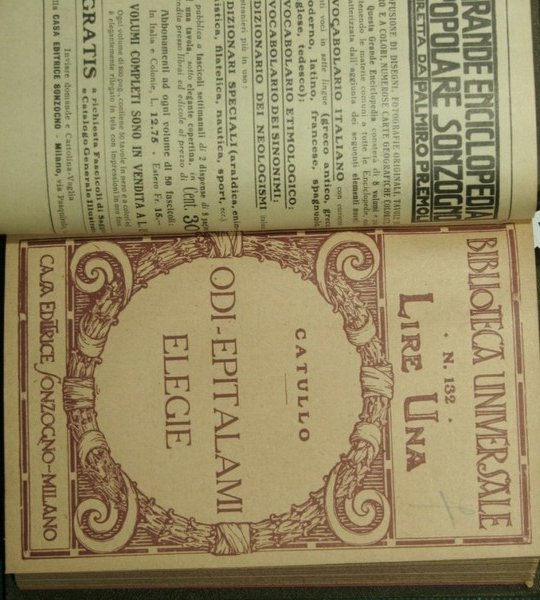 Le odi; Odi - Epitalami - Elegie; Le odi; Le …