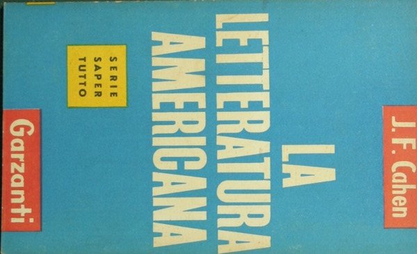 La letteratura americana