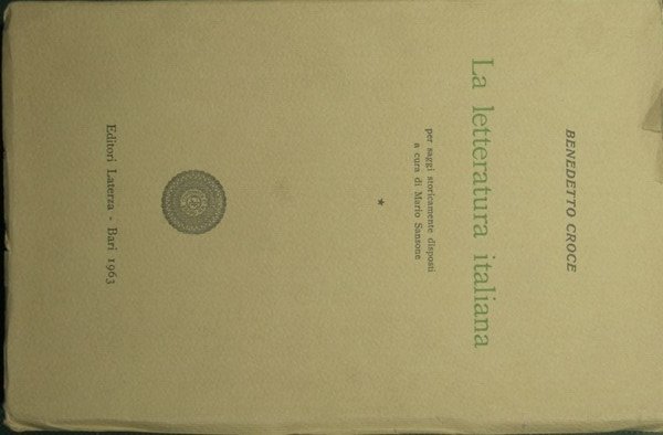 La letteratura italiana. Vol. I - II - III