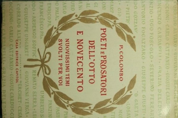 Nuovissimi temi sui poeti e prosatori dell'Otto e Novecento