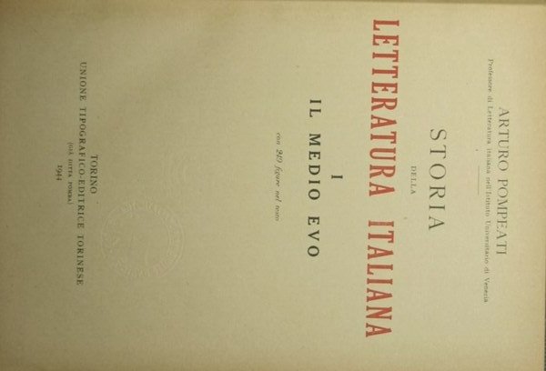 Storia della letteratura italiana