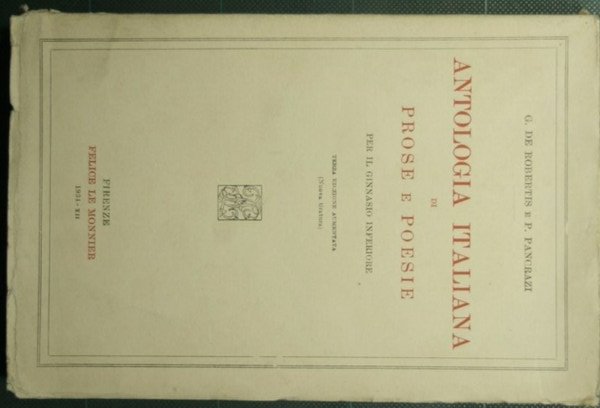 Antologia italiana di prose e poesie