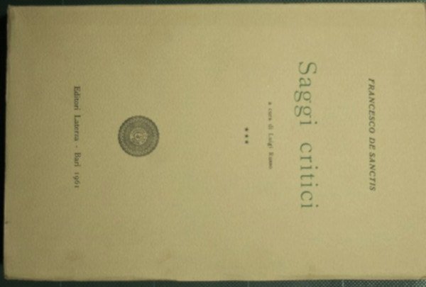 Saggi critici - Vol. III