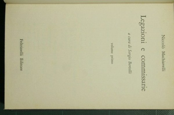 Legazioni e commissarie