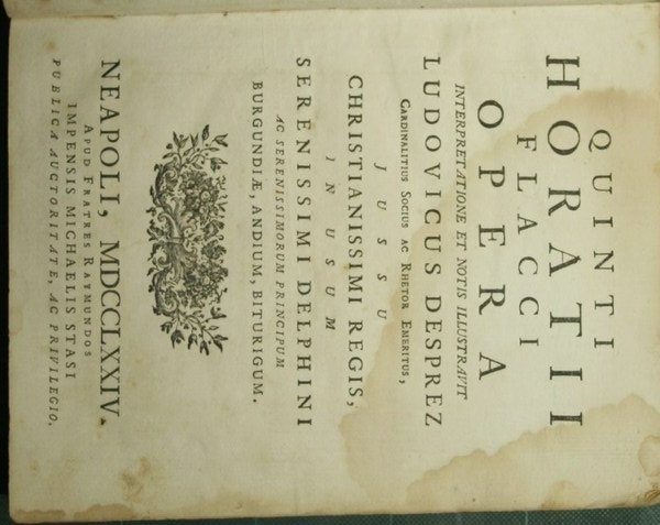 Quinti Horatii Flacci Opera