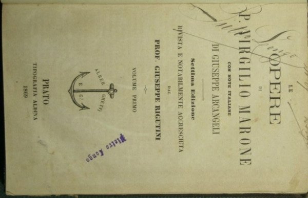Le opere di P. Virgilio Marone