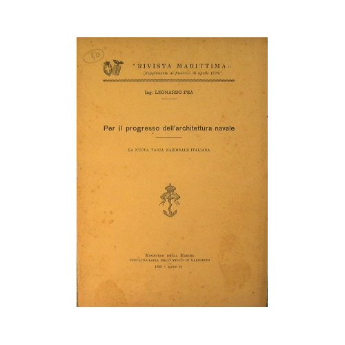 Per il progresso dell'architettura navale