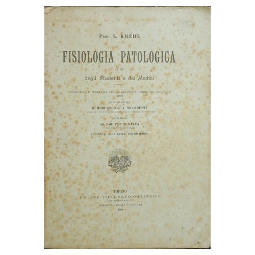 Fisiologia patologica ad uso degli studenti e dei medici