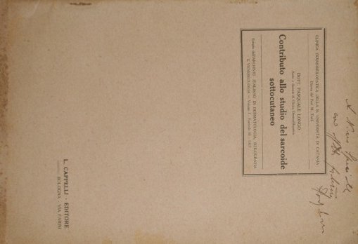 Contributo allo studio del sarcoide sottocutaneo