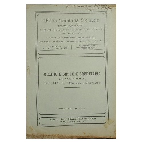 Occhio e sifilide ereditaria