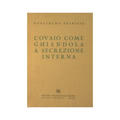 L'ovaio come ghiandola a secrezione interna