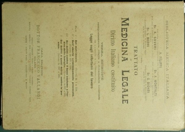 Trattato di medicina legale