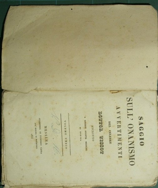 Saggio sull'onanismo