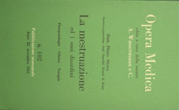 La mestruazione e i suoi disordini