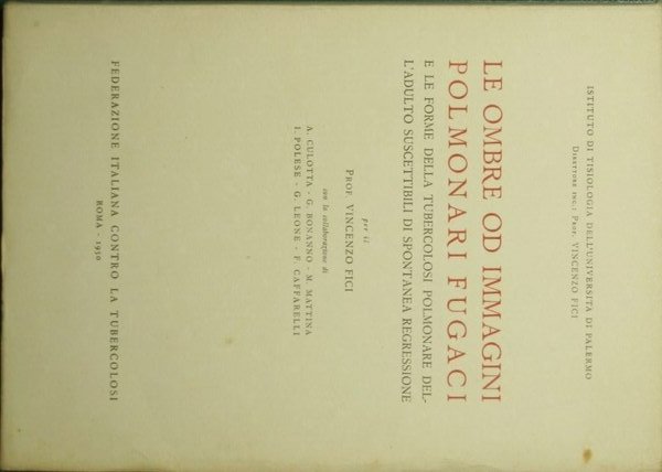 Le ombre od immagini polmonari fugaci