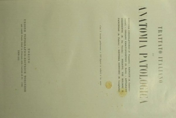 Trattato italiano di anatomia patologica
