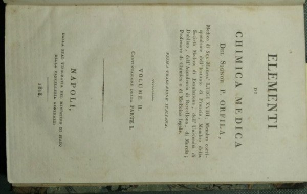 Elementi di chimica medica. Vol. II