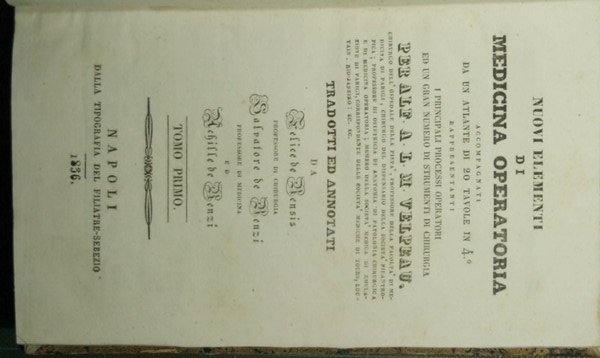 Nuovi elementi di medicina operatoria