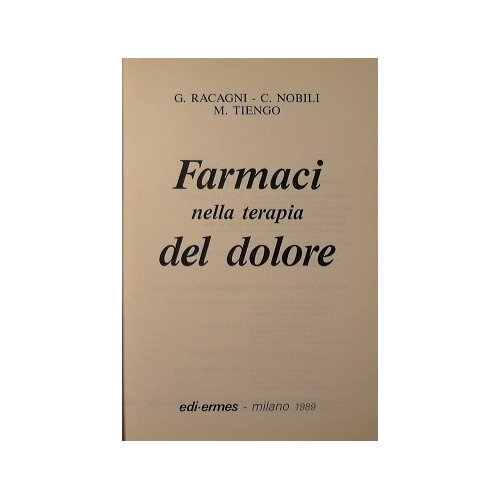 Farmaci nella terapia del dolore