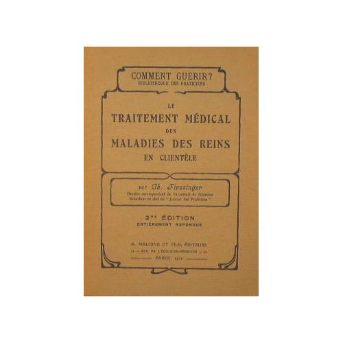 Le Traitement medical des maladies des Reins en clientele