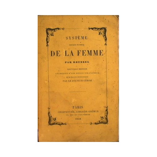 Systeme physique et moral de la femme par Roussel