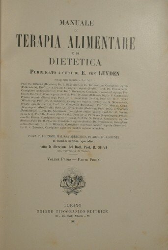Manuale di terapia alimentare e di dietetica
