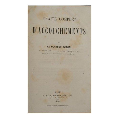 Traité complet d'accouchements