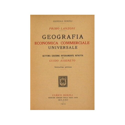 Geografia economica commerciale universale
