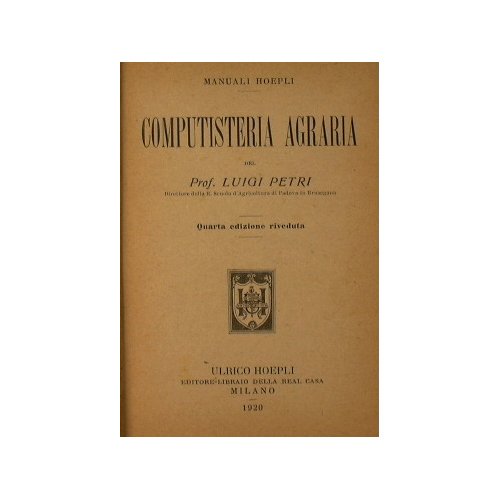 Computisteria agraria