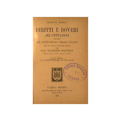 Diritti e Doveri dei cittadini secondo le Istituzioni dello Stato
