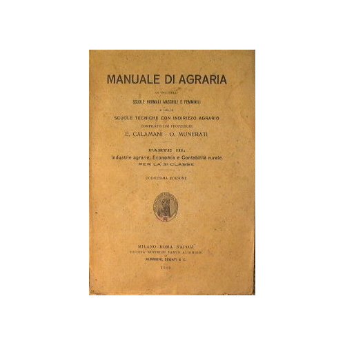 Manuale di agraria