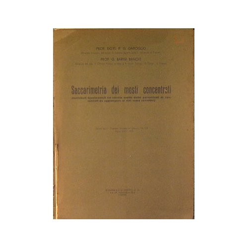 Saccarimetria dei mosti concentrati