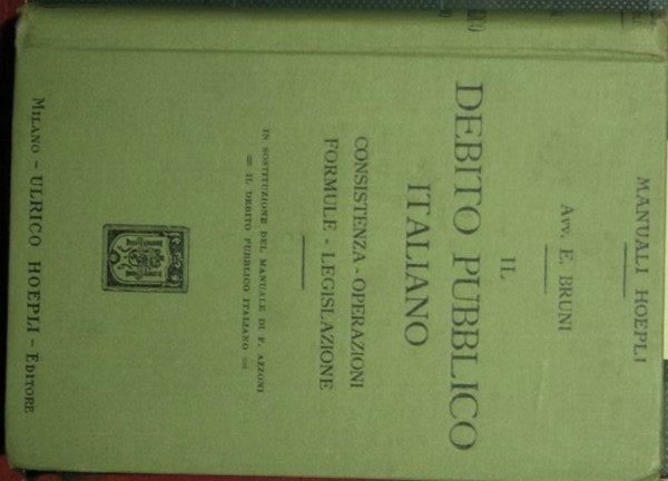 Il debito pubblico italiano