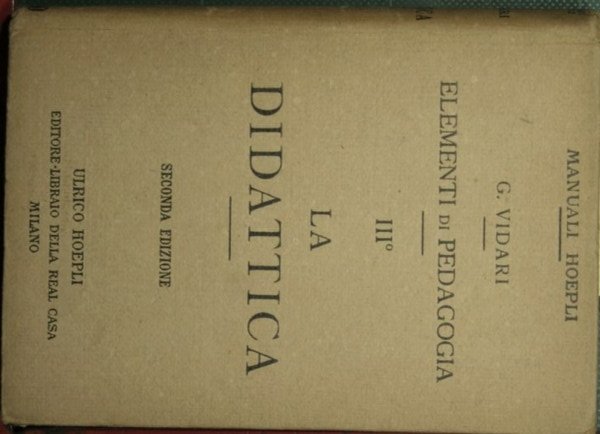 Elementi di pedagogia - Vol. III: La didattica