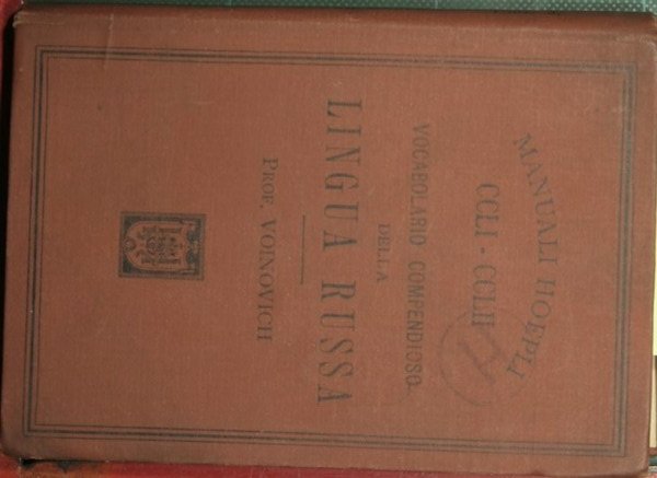 Vocabolario compendioso della lingua russa