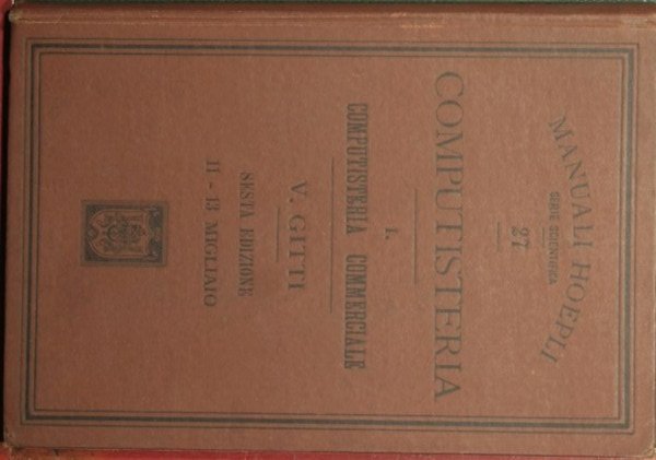 Computisteria - Vol. I: Computisteria commerciale