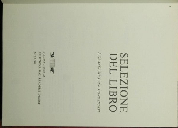 Selezione del libro - I Grandi successi condensati