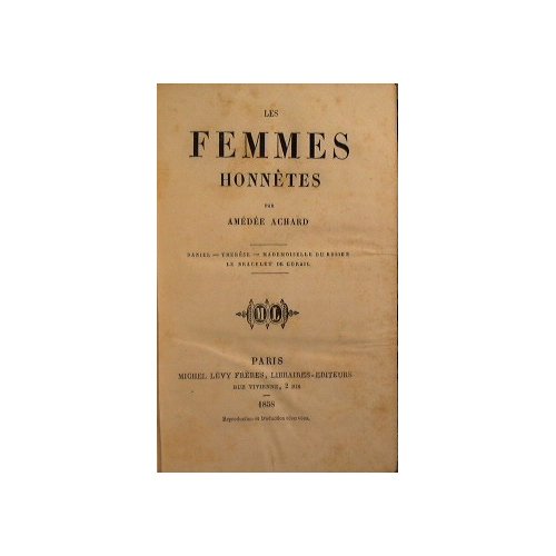 Les Femmes Honnetes