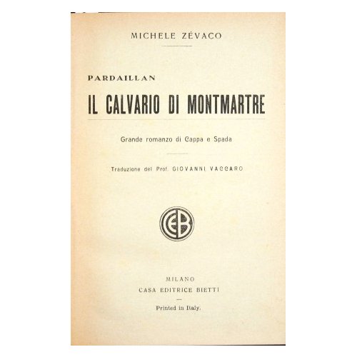 Pardaillan - Il calvario di Montmartre