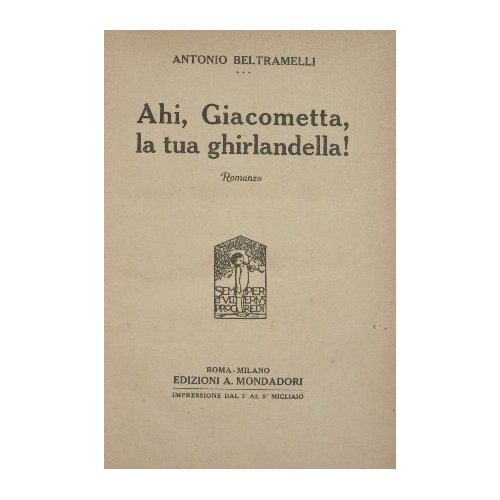 Ahi, Giacometta, la tua ghirlandella! | Immagine principale