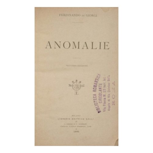 Anomalie | Immagine principale