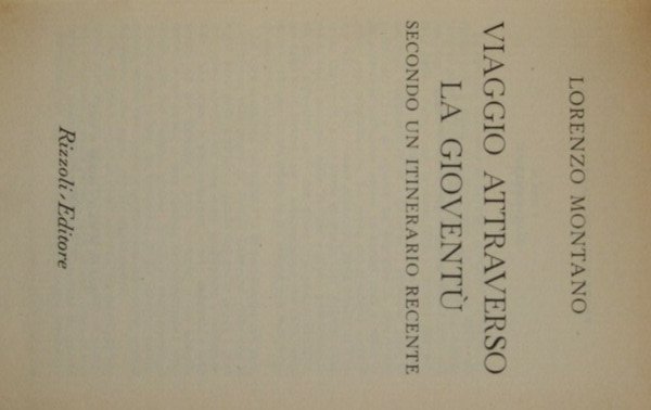 Viaggio attraverso la gioventù